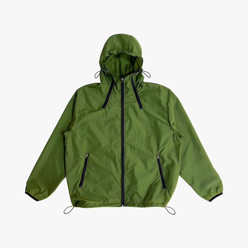 Rex cut line zipper windbreaker