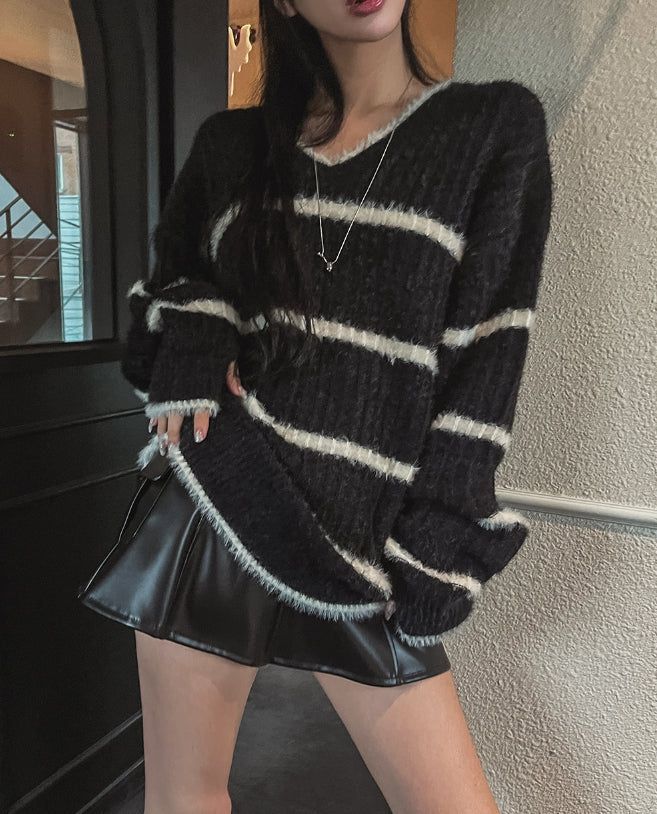 Hayes Leather Pocket Flare Skirt