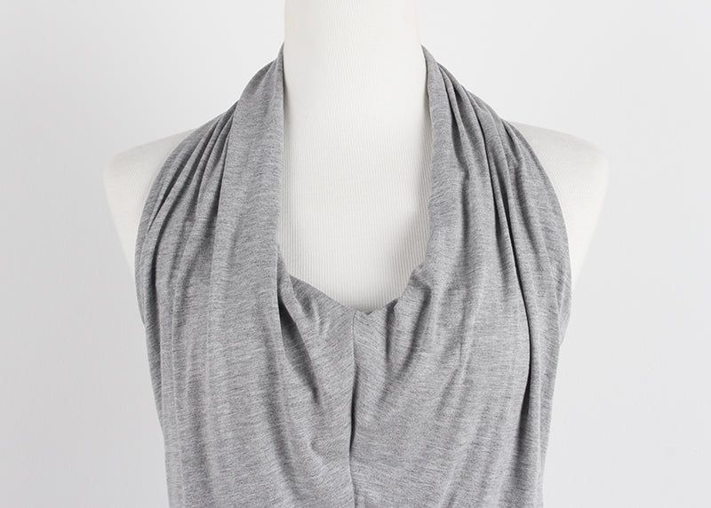 DRAPE HALTER TOP