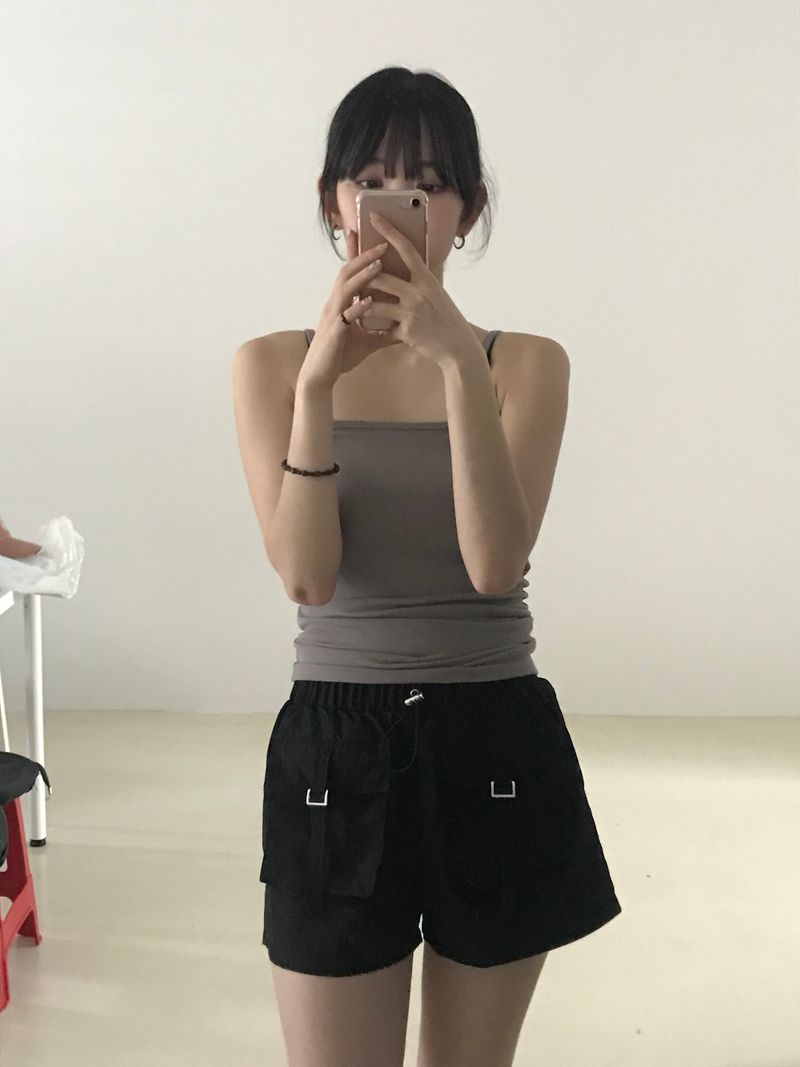 Square cargo shorts