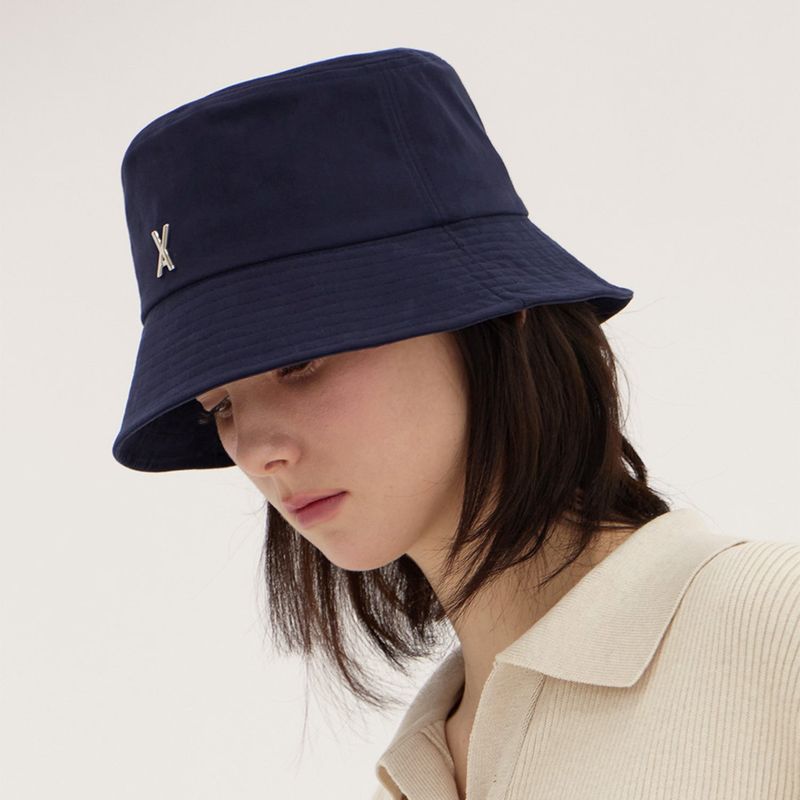 VA Stud Basic Bucket Hat / Navy