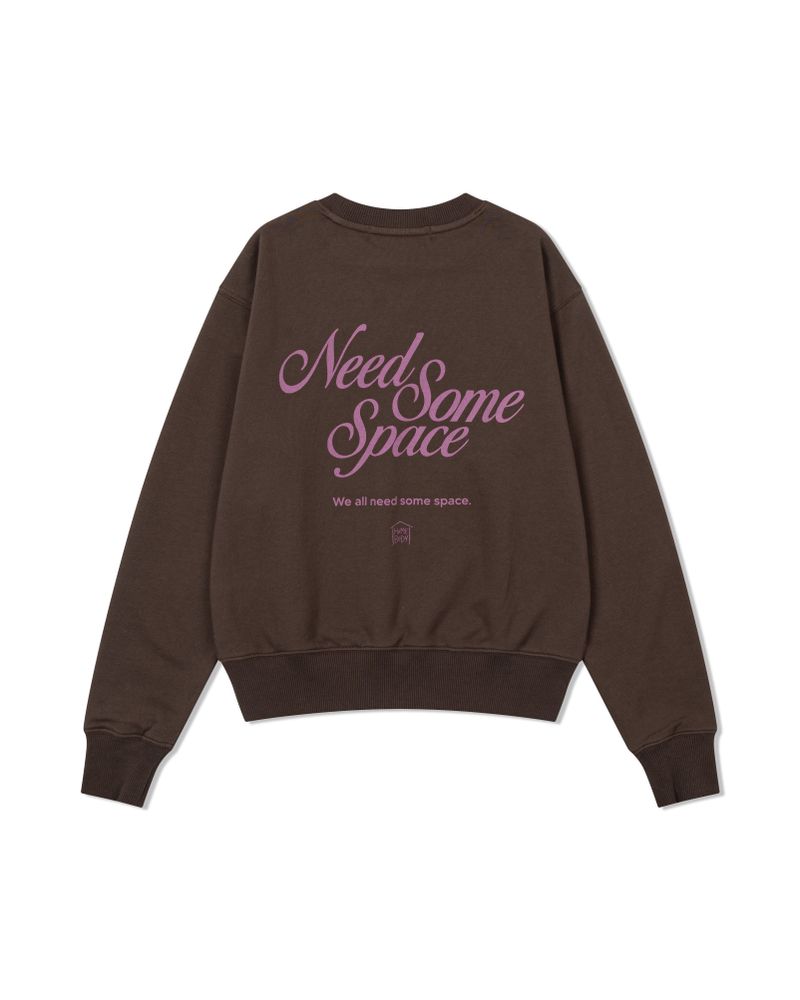 Need Some Space Sweatshirt(BROWN)