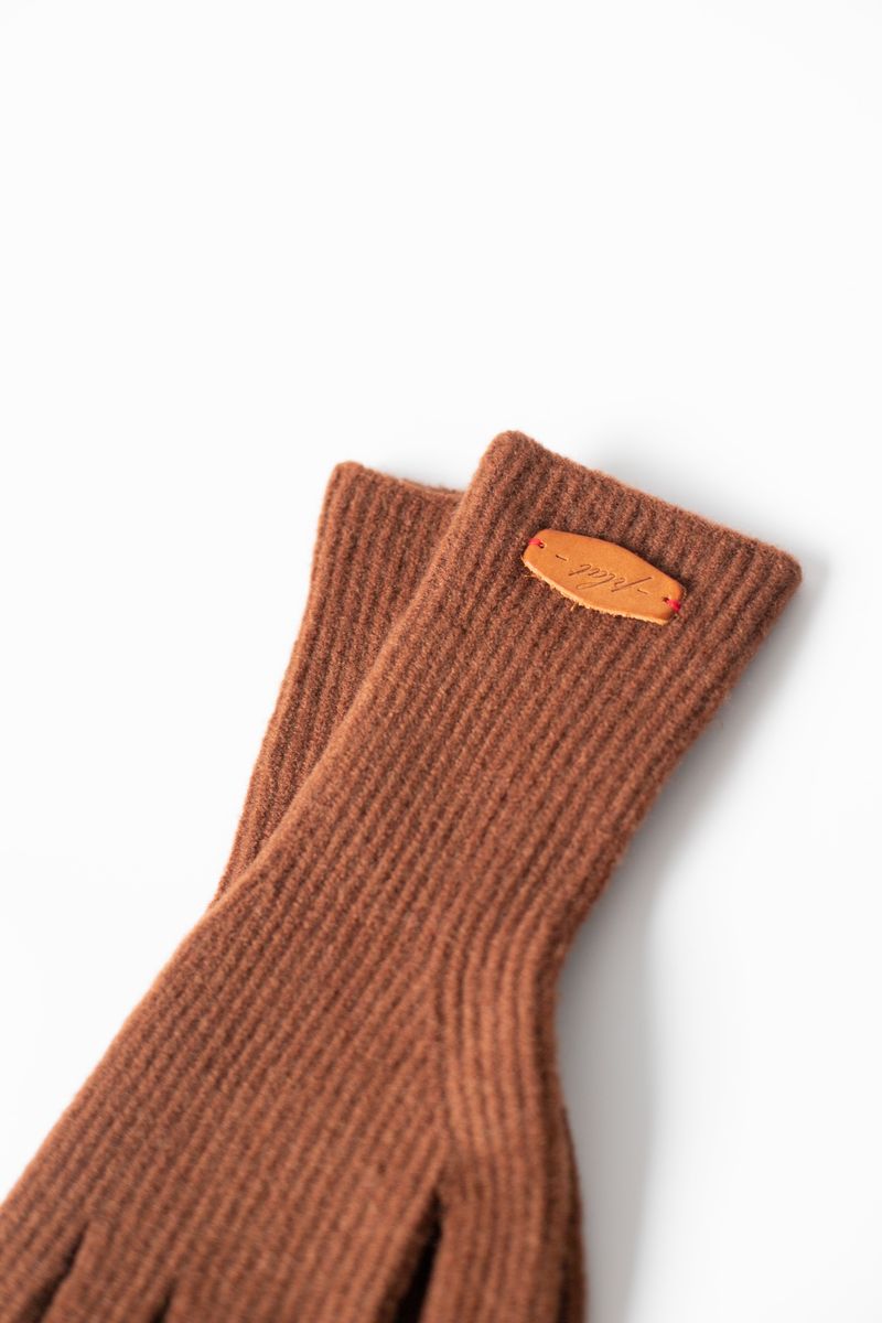 Wool gloves (Brown)
