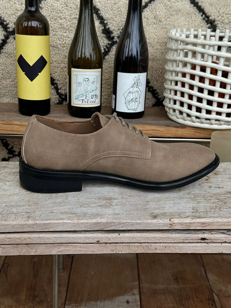 ASCLO Classical Round Derby Shoes (2color)