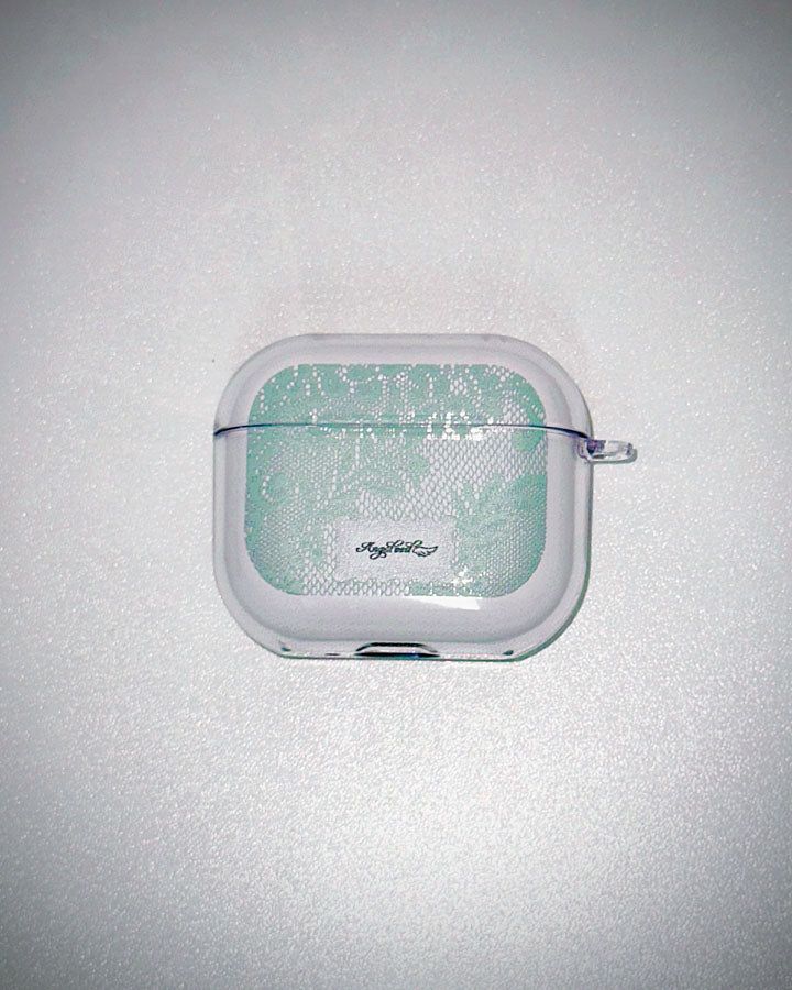 Angel Veil Lace AirPods Case rainbow