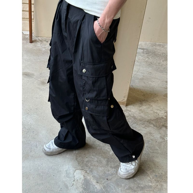 [S/S] Nylon parachute cargo pants(2color)