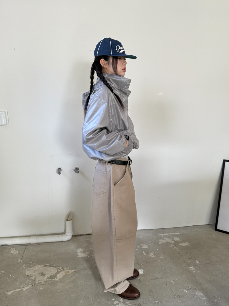 snap cover pants