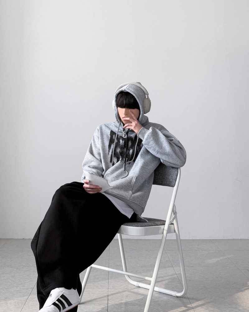 Grab Brushed Over Hoodie