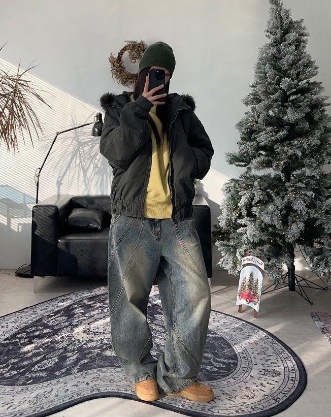 Aerild Fur Hooded Jumper