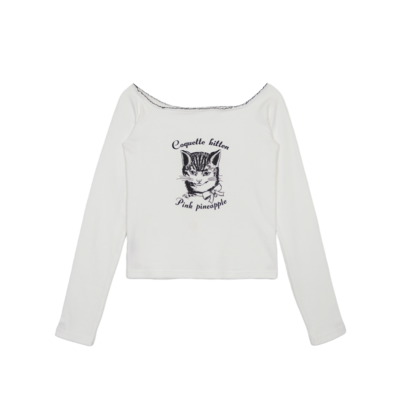 KITTEN LACE TOP