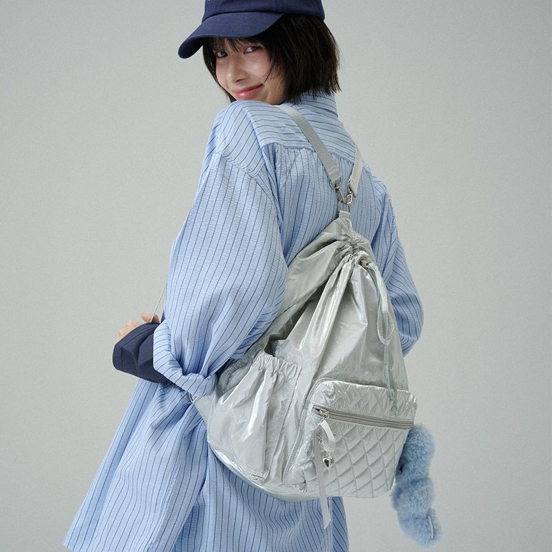 mellotory（メロートリー）の「MELLO QUILTING BACK PACK (SILVER)（Bags）」