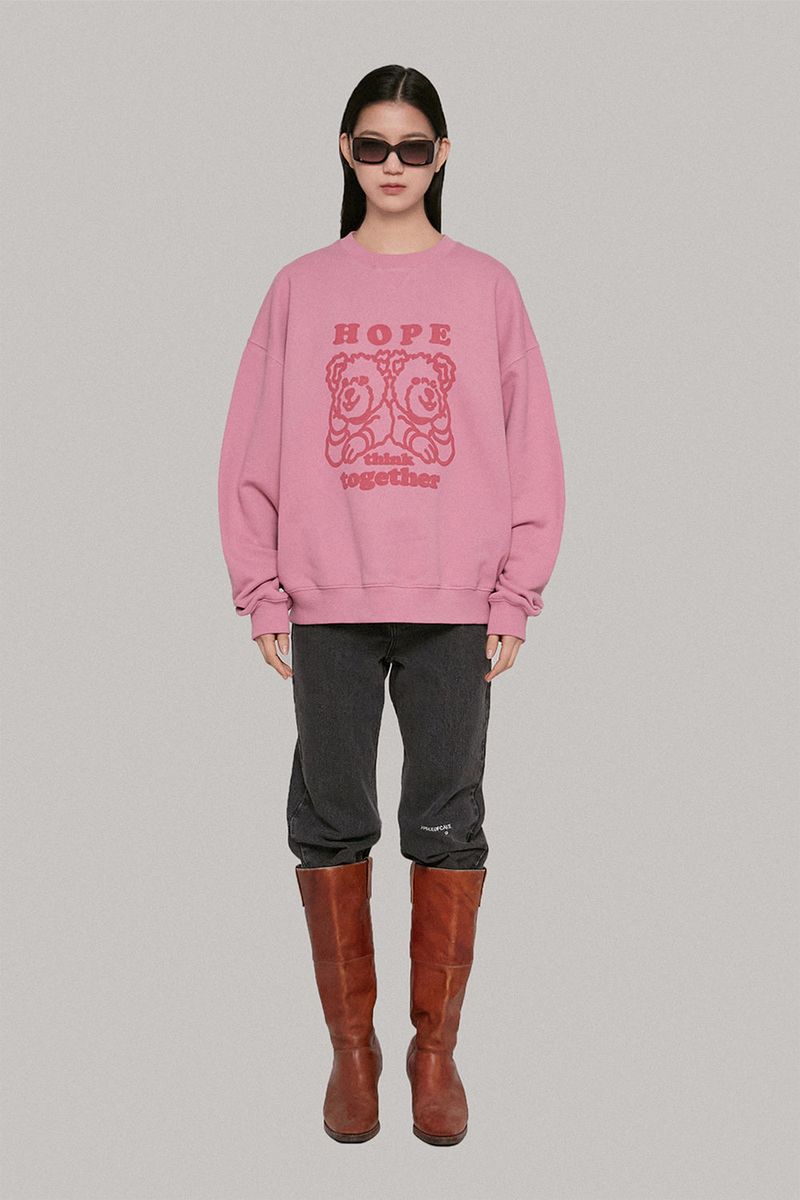 APIECEOFCAKE（ピースオブケイク）の「HTT Crewneck_Metal Pink（Tops）」