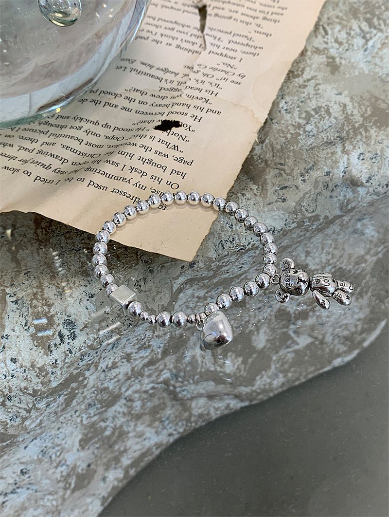 [SILVER925] LOVE TEDDY BRACELET