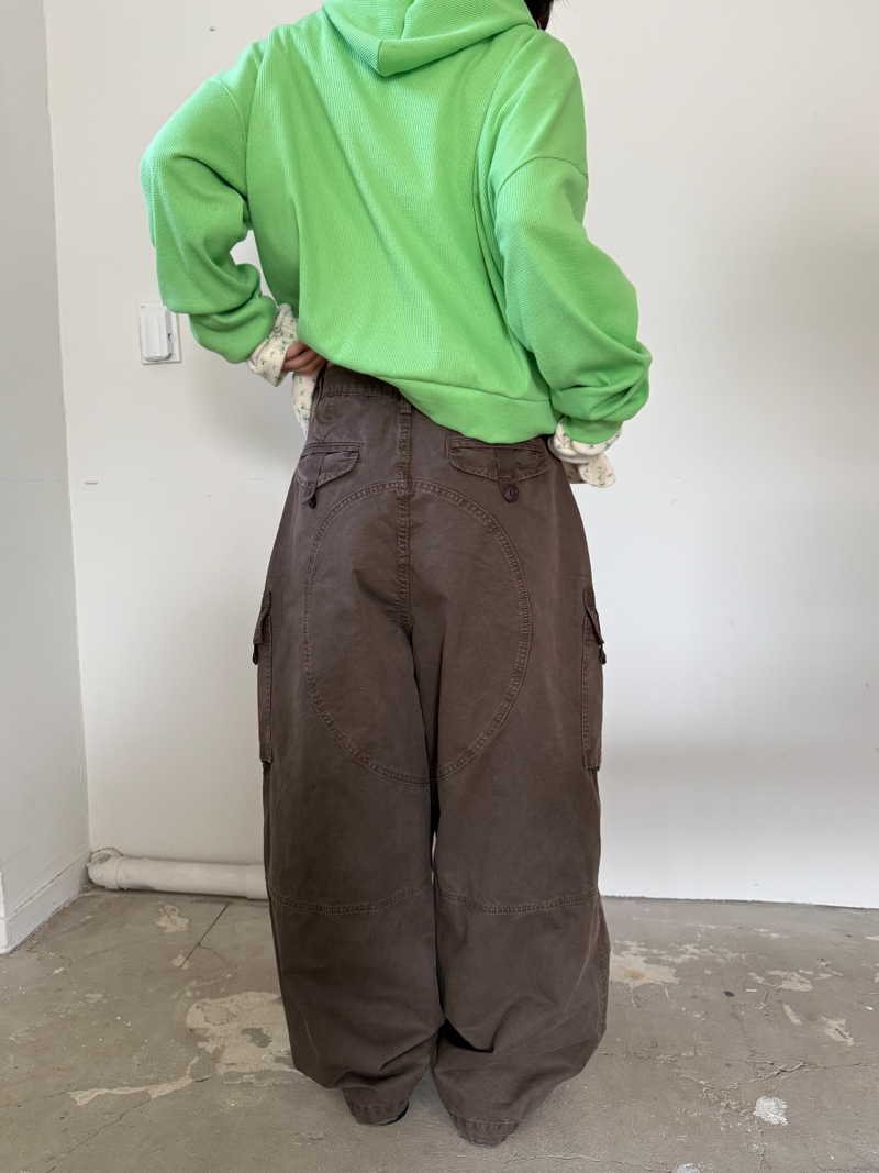 museum dyeing cargo pants