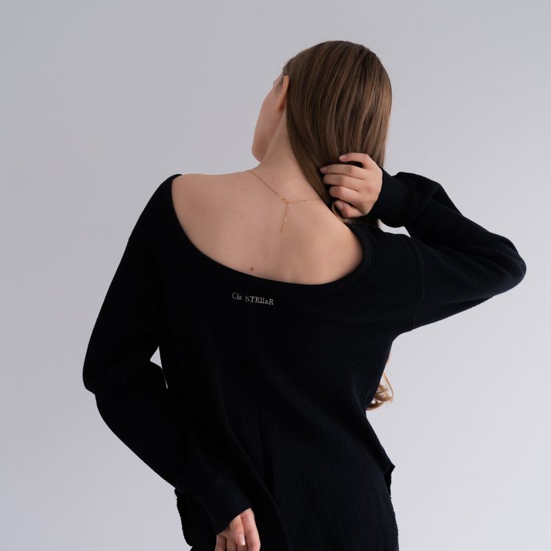 back open long Tshirt