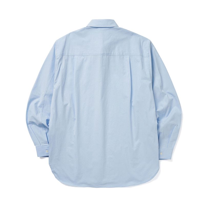 Express Holiday Signature Symbol Basic Shirt_Sky Blue