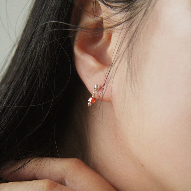 [CCNMADE] TINYⅠ Earring (7color)