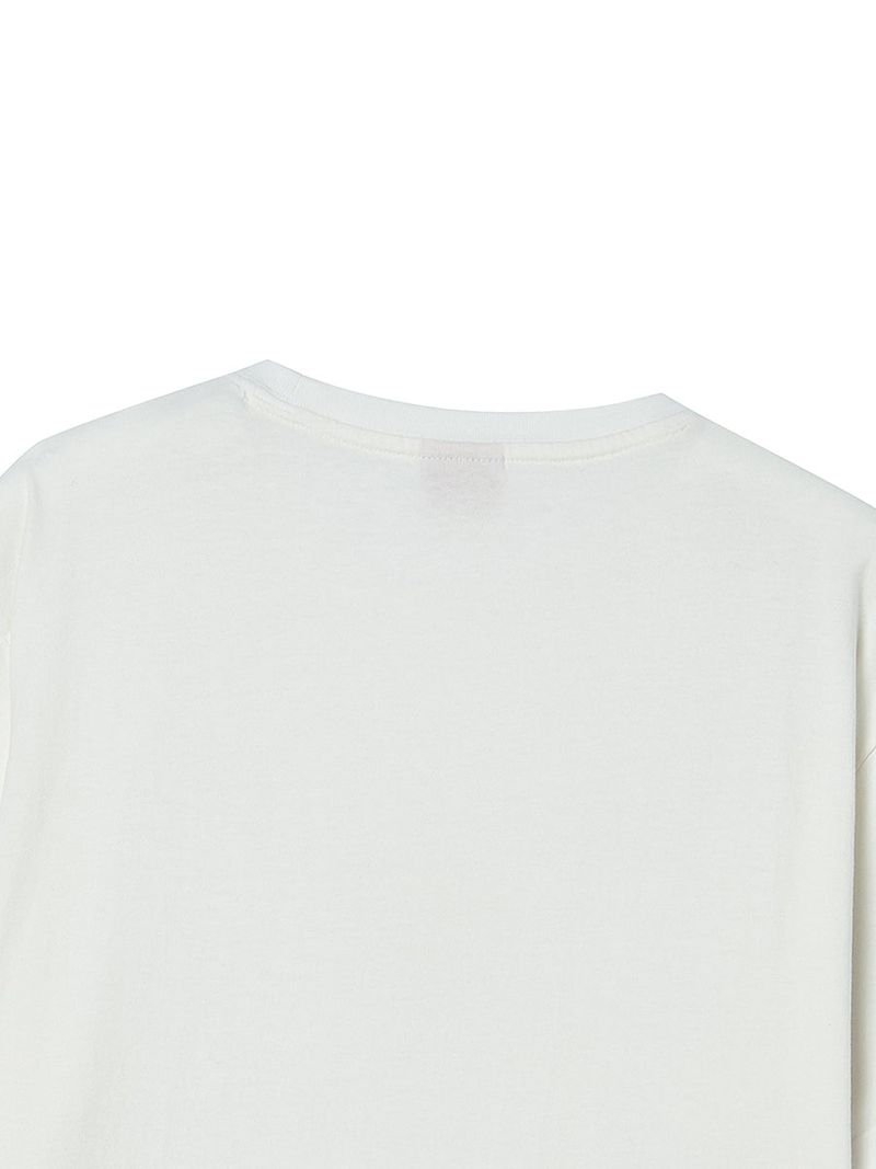 BUTTON TEE IVORY
