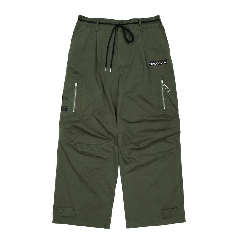 BBD Hidden Guts Logo Wide Cargo Pants (Khaki)