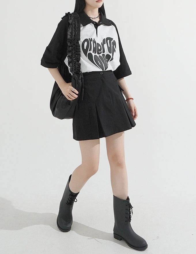 Camilla Pin Tuck Cargo Bending Skirt