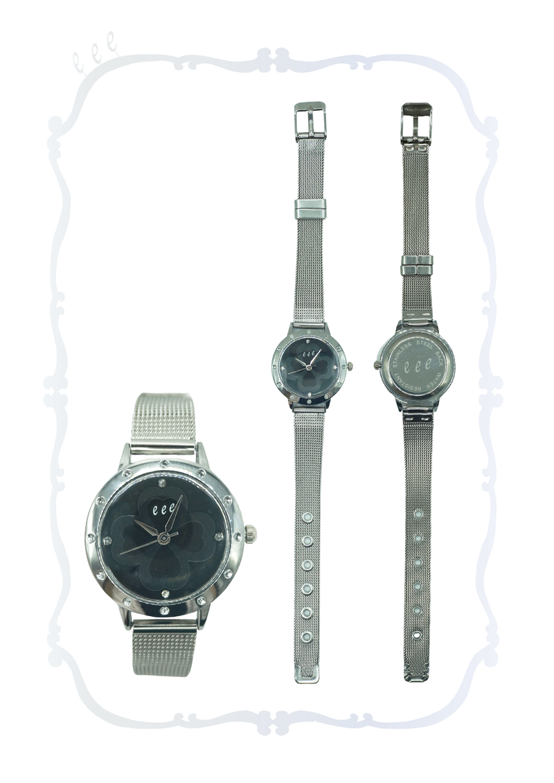 Lucky Clover Watch (Black Gray)