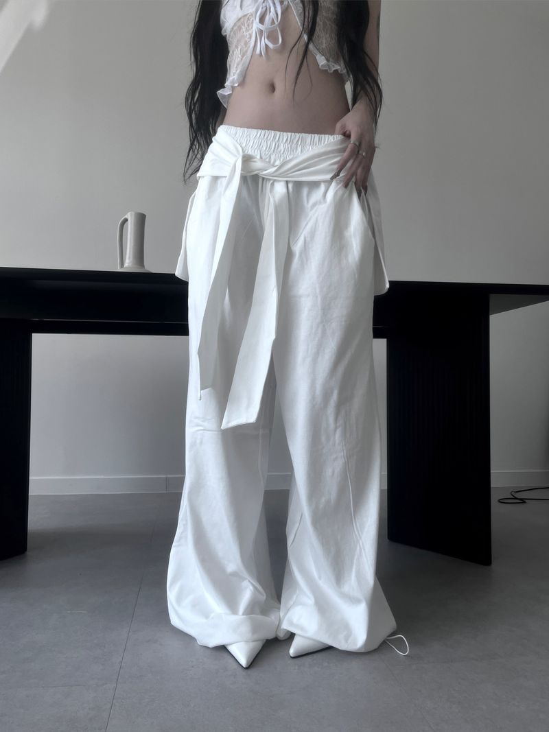 strap string pants (3color)