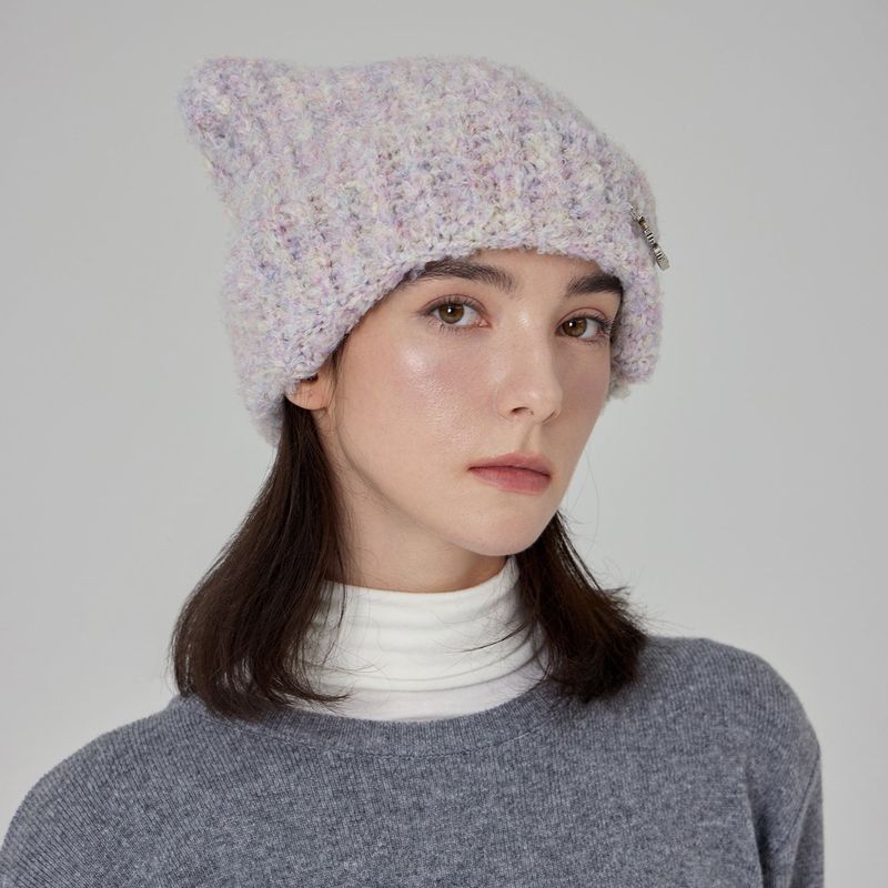 VARZAR Safety Pin Square Beanie / Multi