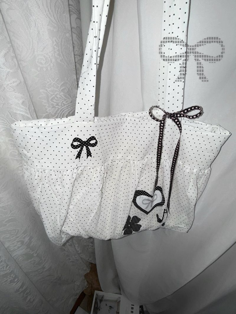 Polka Dot Shoulder Bag