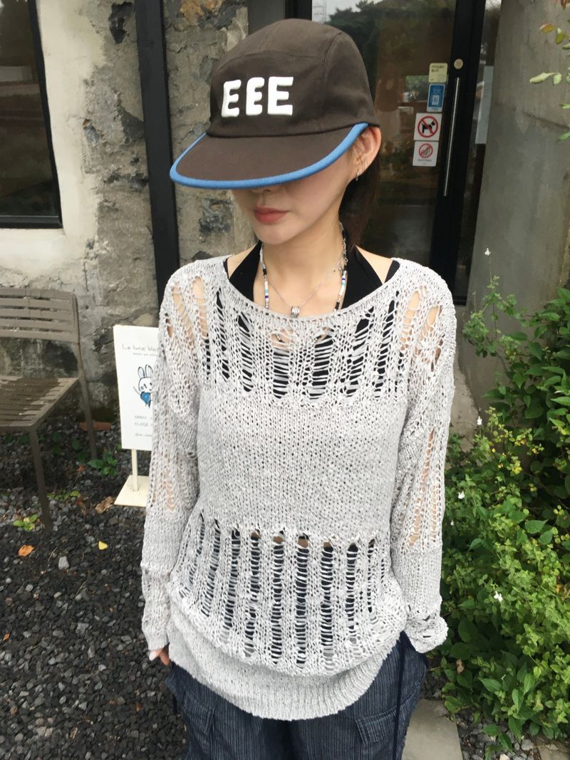 Funky Mood Mesh Knitwear (4c)