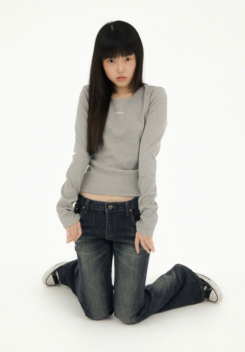 MINI LOGO T-SHIRT GREY