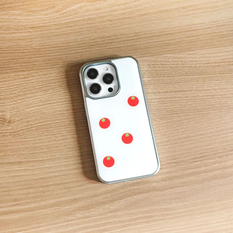 [made] cherry tomato  (silver epoxy bumper case)