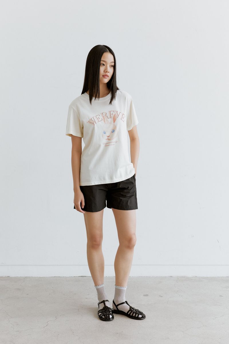 rabbit print t-shirt