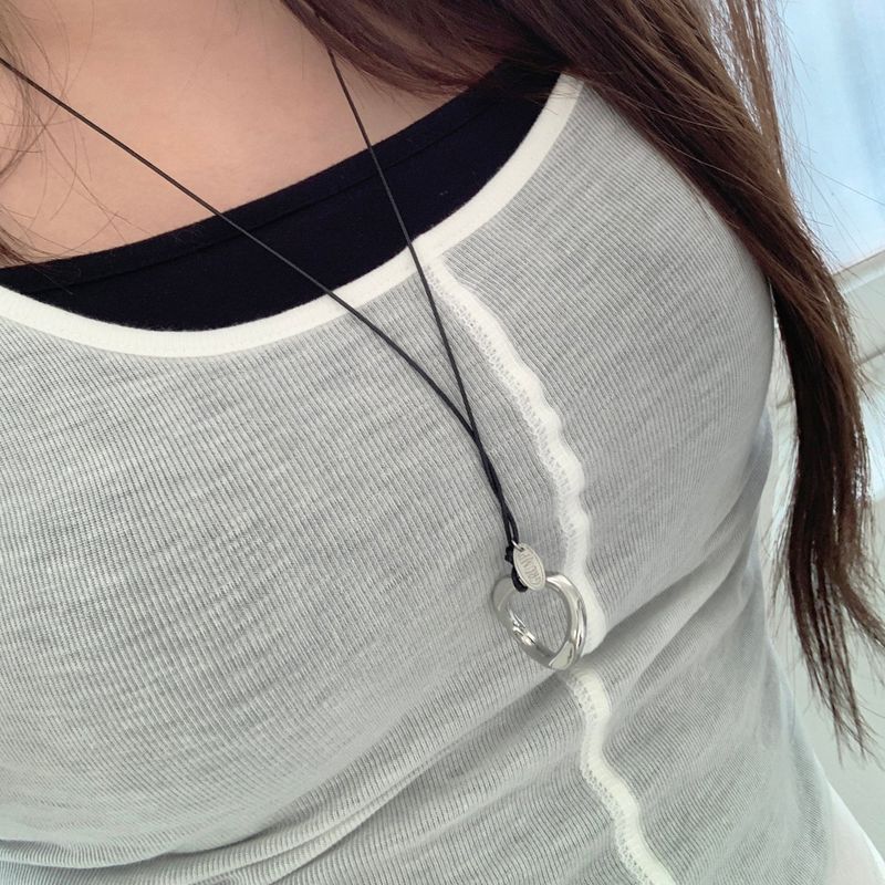 Nomad Ring Leather Necklace