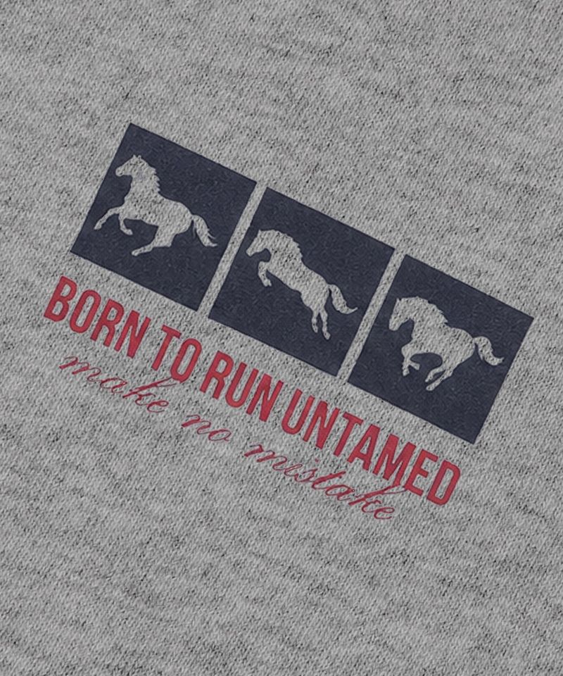horse box cropped T-shirt - Gray
