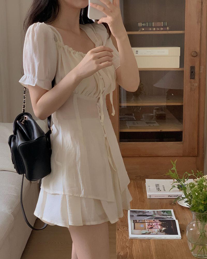Sheet Blouse & Pants Set