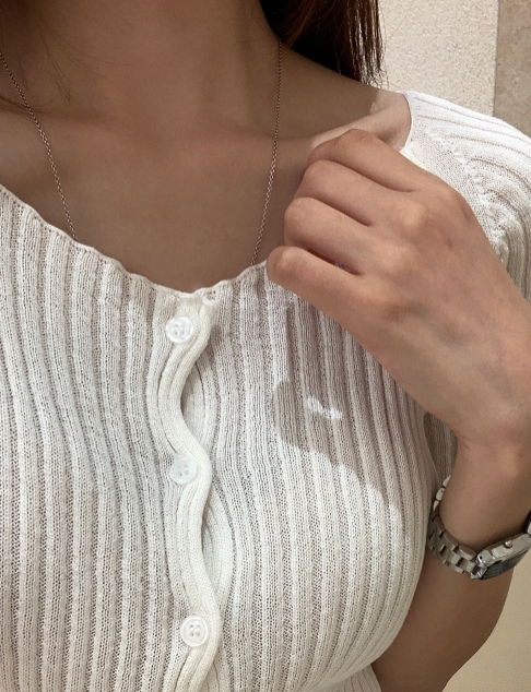 Loop Cooling Short Sleeve Knit Cardigan / 4 colors