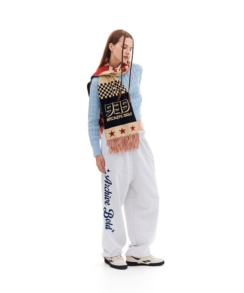JP LOGO MUFFLER (BEIGE)