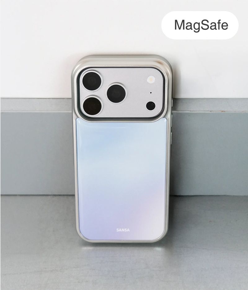 SANSA（サンサ）の「ドーン クラウド シルバー アイフォン ギャラクシー ケース(MagSafe)（スマホグッズ/小物）」