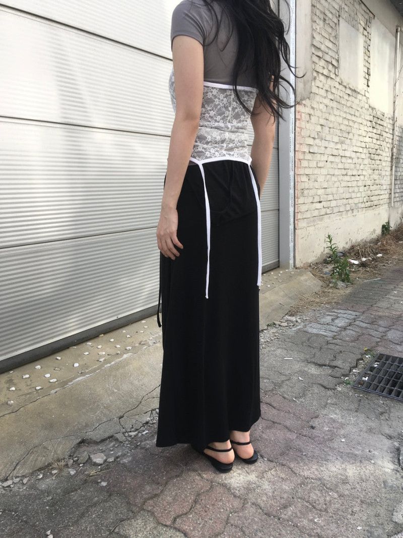 シースルーレース タンクトップ