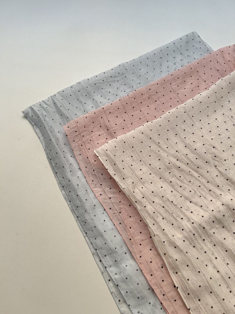 Dot Tencel Long Scarf