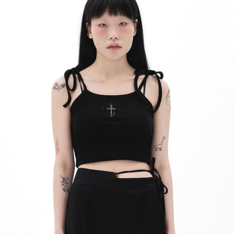 Roseapple（ローズアップル）の「212-Ribbon sleeveless top（Tops）」