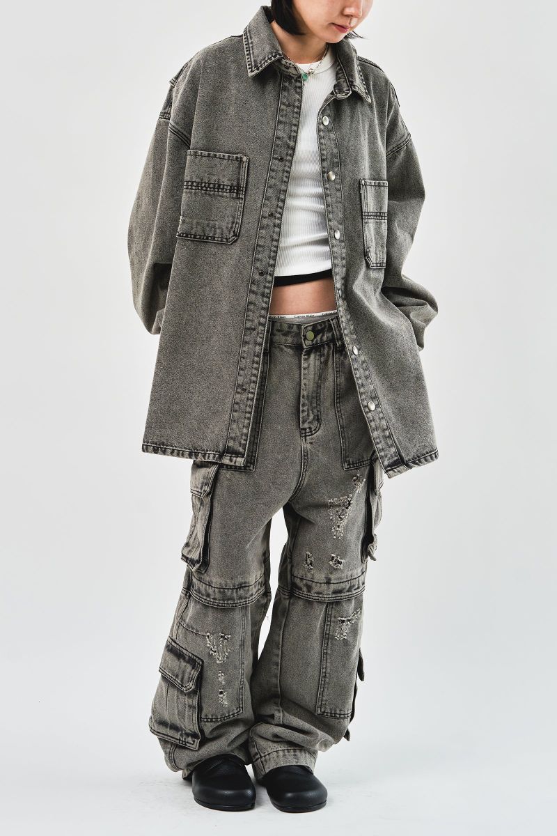 Sord Washed Denim Jacket (2color)