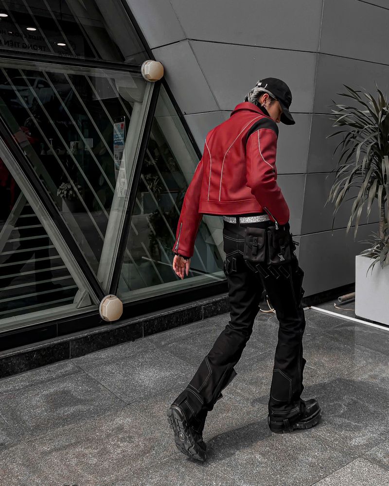 CARGO FLARE PANTS UPSIDE DOWN