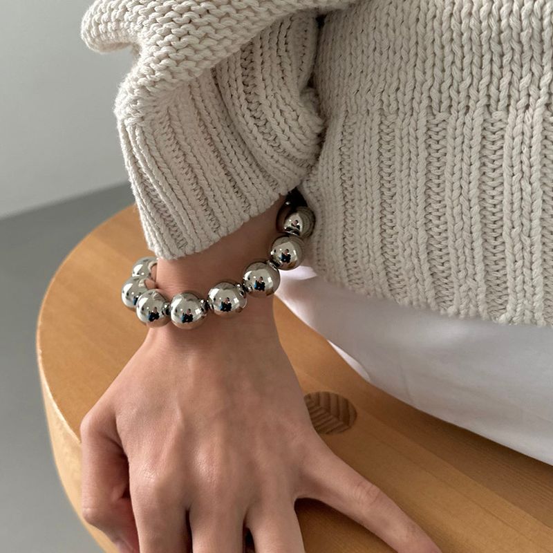 geegee(ジジ)の「big ball strap - silver(Accessories)」