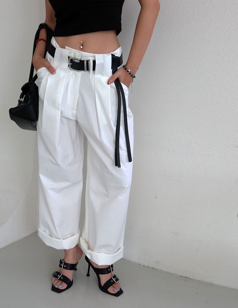 Delight-J（ディライトジェイ）の「Kleve Pintuck Straight Wide Pants（Pants）」