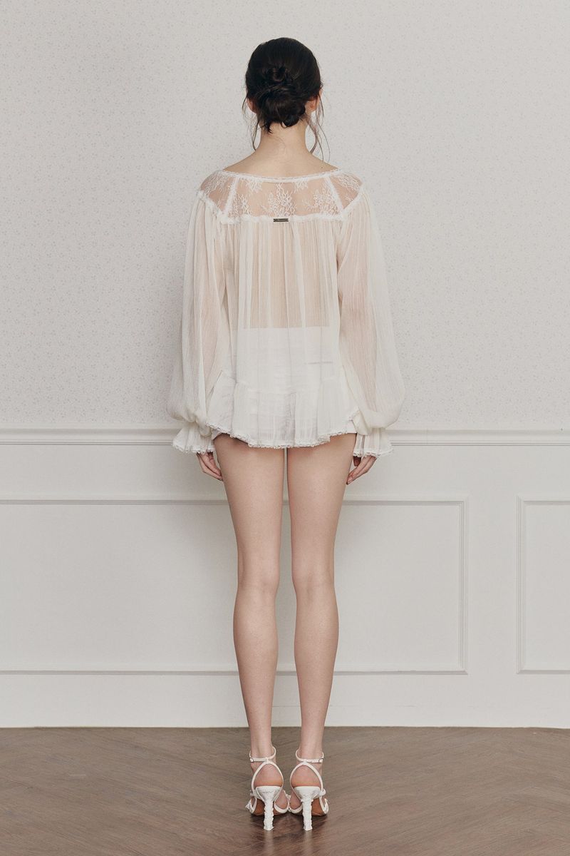MOONRISE BLOUSE cream