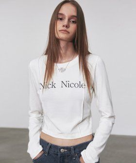 NICOLE PINTUCK LS CROP TOP_OLIVE