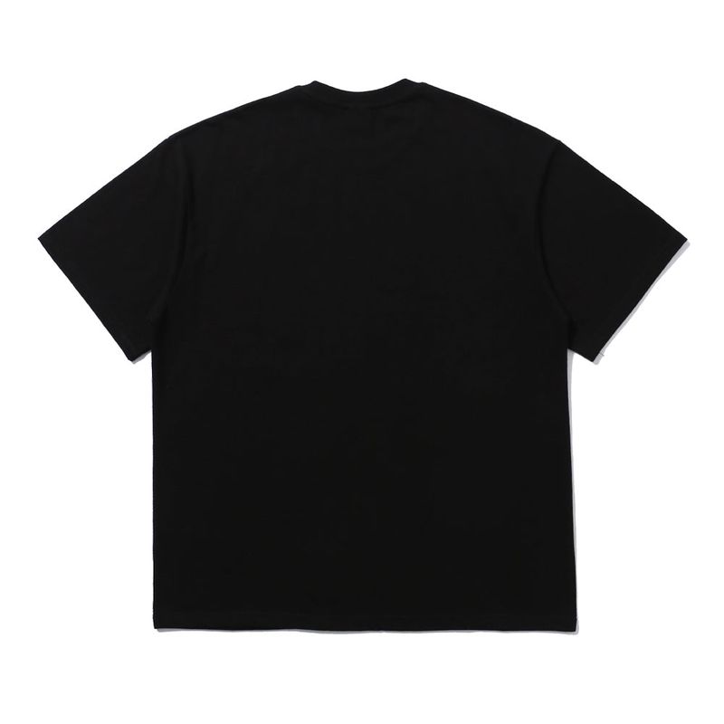 BLEED LOGO T-SHIRT BLACK-WHITE