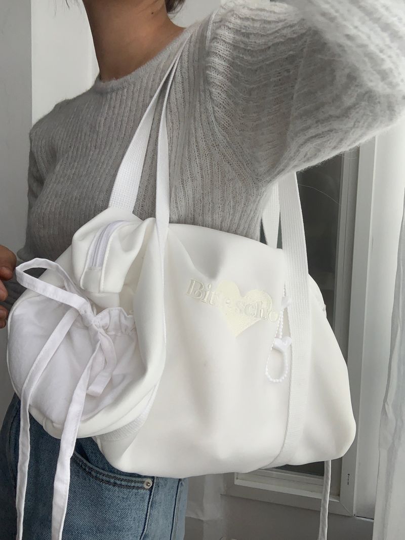 bitteschon ribbon ballet bag