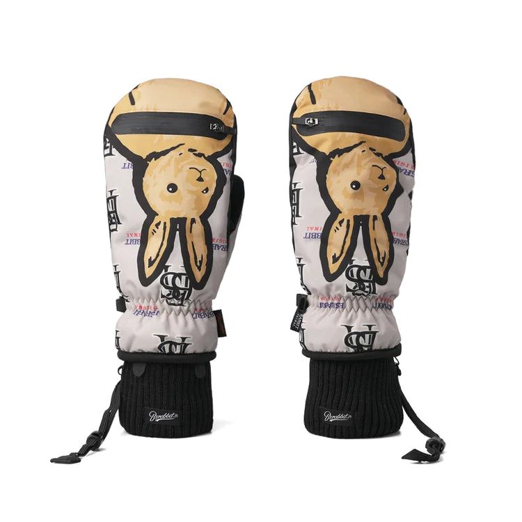 BIG BEAR RABBIT ZIPPER POCKET GLOVE